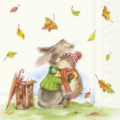 IHR Servietten|Servietten Und Serviettenringe>BEST FRIENDS FOREVER Cream Lunch-Servietten L10854