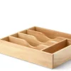 Continenta Aufbewahrung In Der Küche>Besteckkasten Gummibaumholz 35x30x7cm