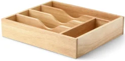Continenta Aufbewahrung In Der Küche>Besteckkasten Gummibaumholz 35x30x7cm