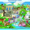 Ravensburger Kinderpuzzle>Besuch im Zoo - Puzzle 45 Teile