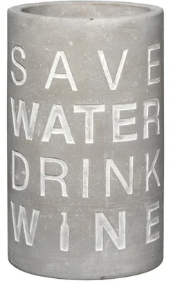 Räder Barzubehör>Beton Weinkühler „Save Water"