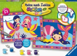 Ravensburger Malen Und Zeichnen>Bezaubernde Meerjungfrauen - Malen nach Zahlen
