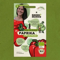 Green Mundo Geschenkideen>BIO-Saatgut Paprika California Wonder