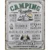 Nostalgic-Art Wand- Und Fensterdekoration>Blechschild 15 x 20 cm Camping-Regeln