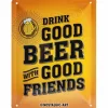 Nostalgic-Art Wand- Und Fensterdekoration>Blechschild 15 x 20 cm Drink Good Beer