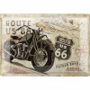 Nostalgic-Art Wand- Und Fensterdekoration>Blechschild 20 x 30 cm Route 66 Bike Map