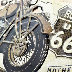Nostalgic-Art Wand- Und Fensterdekoration>Blechschild 20 x 30 cm Route 66 Bike Map