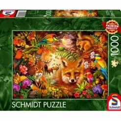 Schmidt Spiele Erwachsenenpuzzle>Blüten, Fell Und Federn 1000 Teile