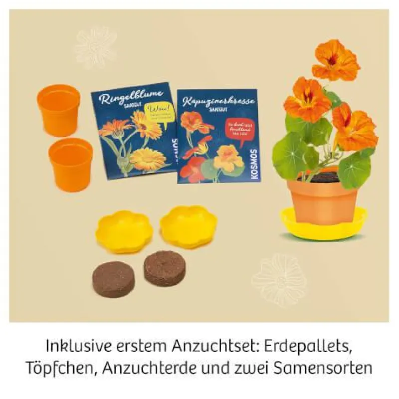 Kosmos Experimentieren>Blüten-Presse - Züchte und sammle Pflanzen und pre