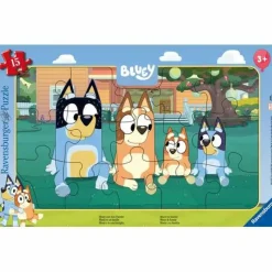Ravensburger Kleinkindpuzzle|Spielen>Bluey Und Ihre Familie - Rahmenpuzzle 15 Teile