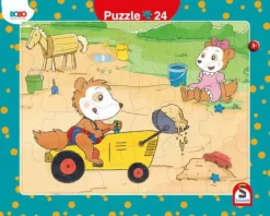 Schmidt Spiele Kleinkindpuzzle|Spielen>Bobo Sieb - Rahmenpuzzle 24T./40T