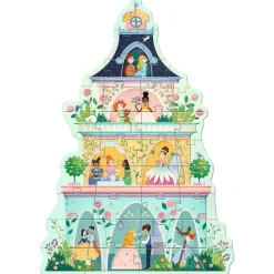 Djeco Kinderpuzzle>Bodenpuzzle: Der Prinzessinnenturm, 36 Teile