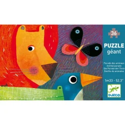 Djeco Kinderpuzzle>Bodenpuzzle: Tierparade, 36 Teile