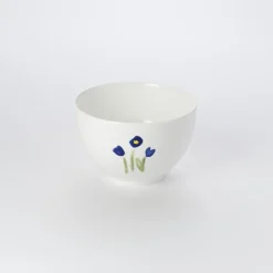 Dibbern Farbe>Bol 0,40 l 12,5 cm Impression Blume Blau Fine Bone
