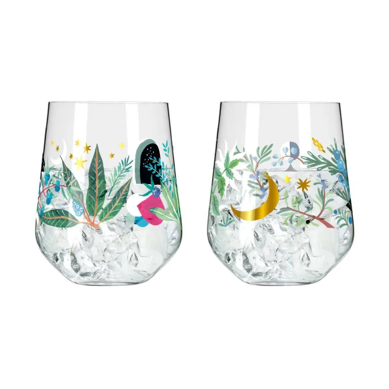 Ritzenhoff Barzubehör|Bargläser>Botanic Glamour Gin Tumbler 2er 7 8 GWAW H23