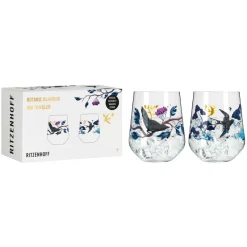 Ritzenhoff Barzubehör|Bargläser>Botanic Glamour Gin Tumbler 2er-Set 001