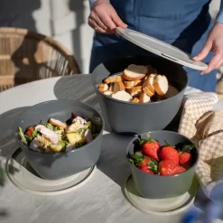 Koziol ideas for friends GmbH Aufbewahrung In Der Küche>Box Mit Deckel 4l, CONNECT ash grey