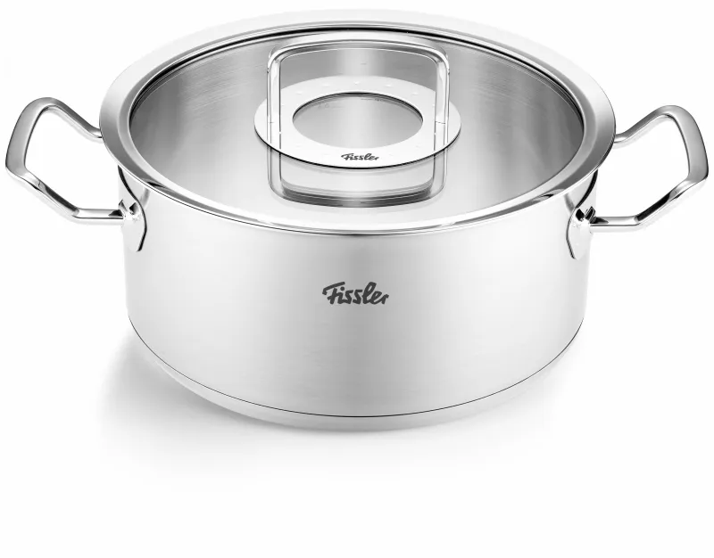 Fissler Töpfe Edelstahl>Bratentopf mit Glasdeckel Original-Profi Collectio