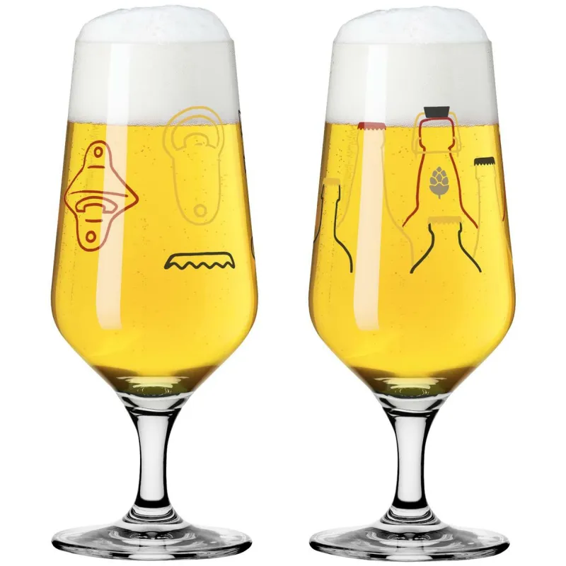 Ritzenhoff Bier Und Schnaps>Brauchzeit Pils 2er-Set 13 14 A. Vasconcelos F24