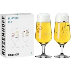 Ritzenhoff Bier Und Schnaps>Brauchzeit Pils 2er-Set 13 14 A. Vasconcelos F24