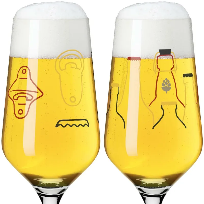 Ritzenhoff Bier Und Schnaps>Brauchzeit Pils 2er-Set 13 14 A. Vasconcelos F24