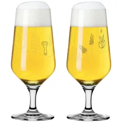 Ritzenhoff Bier Und Schnaps>Brauchzeit Pils 2er-Set 11 12 S. Eikler F24