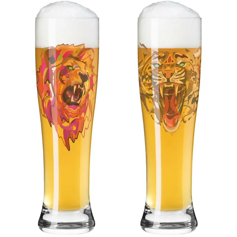 Ritzenhoff Bier Und Schnaps>Brauchzeit Weizen 2er Set 21 22 (J. Maller) F24