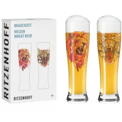 Ritzenhoff Bier Und Schnaps>Brauchzeit Weizen 2er Set 21 22 (J. Maller) F24
