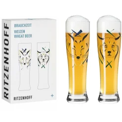 Ritzenhoff Bier Und Schnaps>Brauchzeit Weizen 2erSet 23 24(A.Vasconcelos)F24