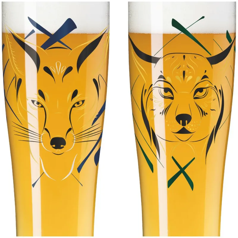 Ritzenhoff Bier Und Schnaps>Brauchzeit Weizen 2erSet 23 24(A.Vasconcelos)F24