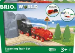 Brio Holzeisenbahn>® Batterie-Dampflok Set 36017