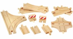 Brio Holzeisenbahn>® Schienen- und Weichensortiment 33307