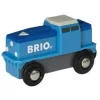 Brio Holzeisenbahn>® World Blaue Batterie Frachtlok 33130