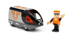 Brio Holzeisenbahn>® World Orange-schwarzer Reisezug 36047