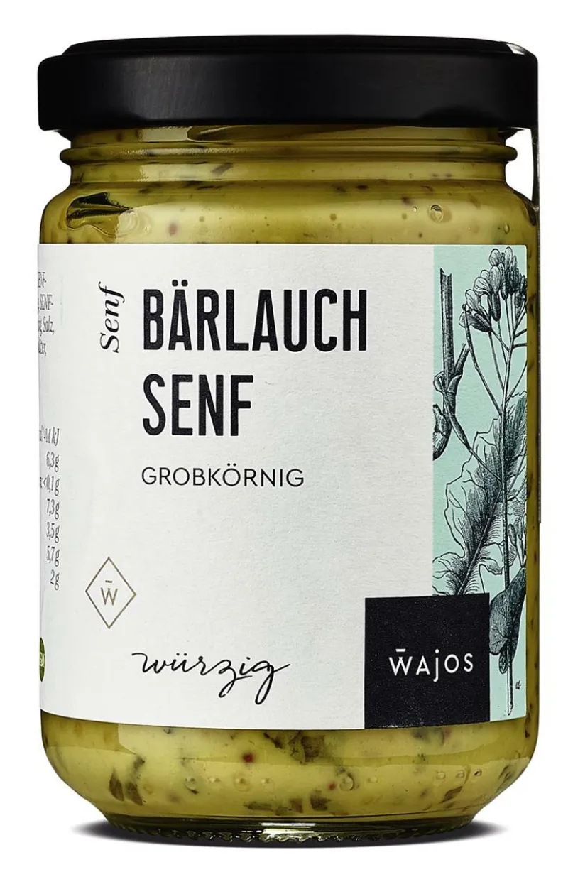 Wajos Gewürze Und Saucen>Bärlauch Senf 140ml