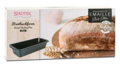 Staedter Gmbh Backformen>Brotbackform EMAILLE 35 X 14,5 Cm / H 8 Cm Schwarz