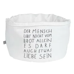 Räder Weiß>Brotkorb „Der Mensch", D 23,5cm H 13,5cm