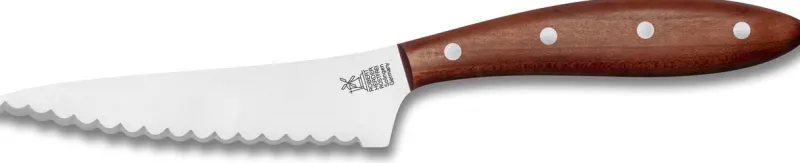 Windmühlenmesser Brotmesser>Brotmesser "Pano Fromago", Griff Pflaume - Rostfre