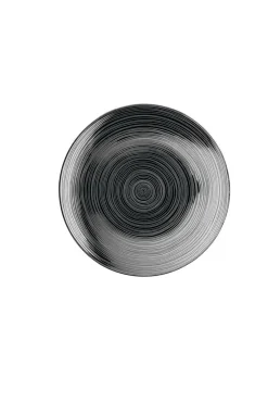 Rosenthal Farbe>Brotteller, 16 cm, TAC / Stripes 2.0 titanisiert