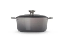 Le Creuset Töpfe Guss Und Silagan>Bräter Signature rund 26 cm Flint