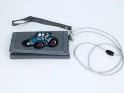 Kisme Taschen Und Körbe>Brustbeutel Traktor blau grau mit Sicherheitsversc