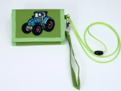 Kisme Taschen Und Körbe>Brustbeutel Traktor blau grün mit Sicherheitsversc