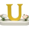 Wendt&Kühn Figuren>Buchstabe U, mit Blumen