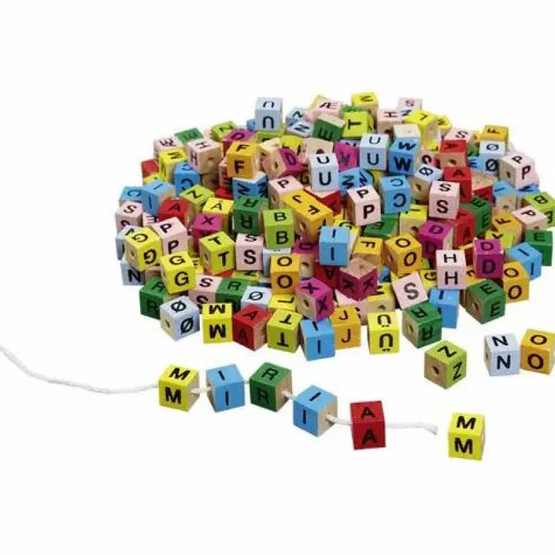 Gollnest & Kiesel Basteln>Buchstabenwürfel 7x7x7mm, bunt zum Aufziehen