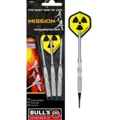 BULL'S® Erwachsenen Und Kennerspiele|Geschenkartikel Für Große>3 Softdart Mission Chr.Brass 14gr.