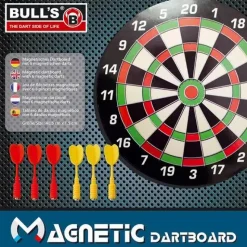 BULL'S® Erwachsenen Und Kennerspiele|Geschenkartikel Für Große>Magnetic Dartboard mit 6 Pfeilen