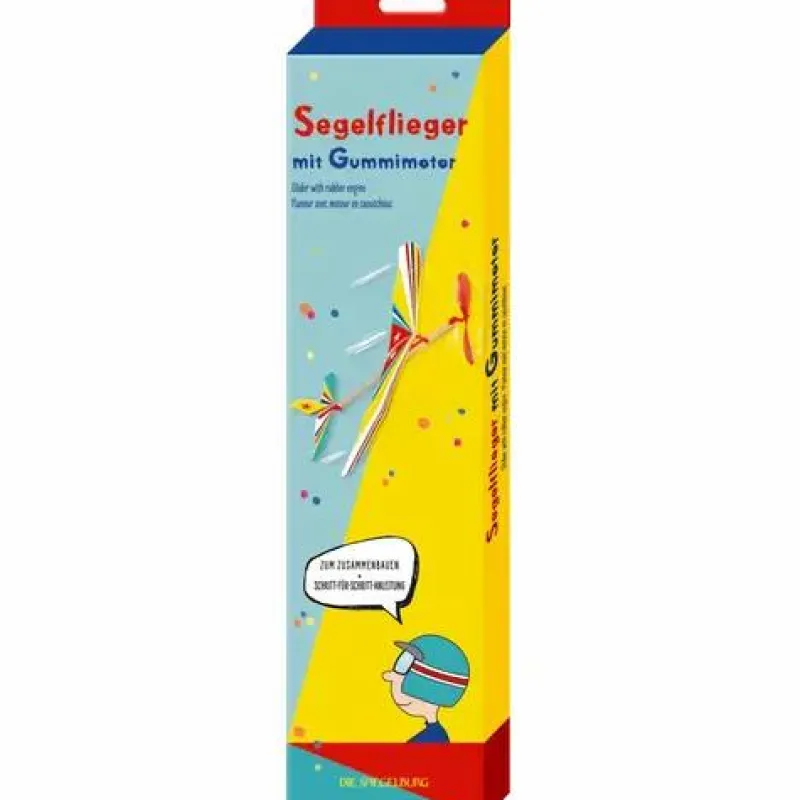 COPPENRATH SPG Fahrzeuge Und Fluggeräte>Bunte Geschenke - Segelflieger mit Gummimotor