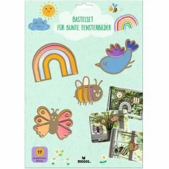 Moses Basteln>Buntes Fensterbilder-Bastelset