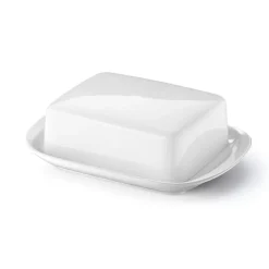 Dibbern Weiß>Butterdose 250 g Weiss Solid Color