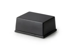 Continenta Farbe>Butterdose 250g schwarz matt Keramik12x10x6cm